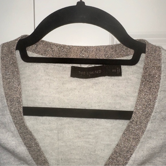 Vintage The Limited Cardigan Sweater metallic detail - Picture 2 of 12